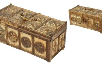 Rare coffret, travail anglo-normand circa 1600