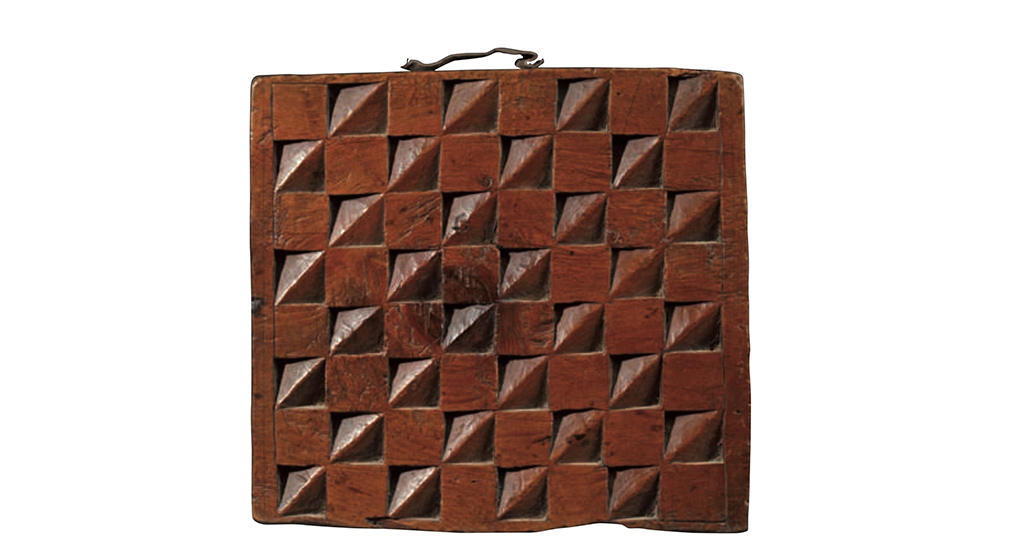 Damier de jeu de dames du Queyras